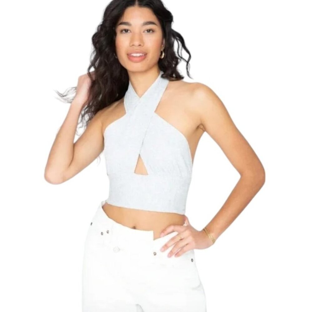 Callahan Knitwear Mimi Halter Tank Top M